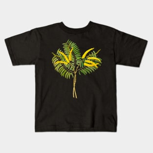 Acacia caffra - botanical illustration Kids T-Shirt